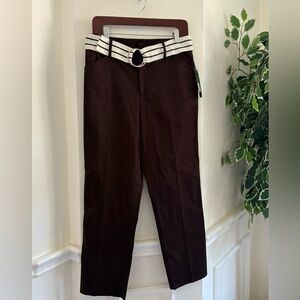 Ralph Lauren Dark Brown Capri Stretch Pants